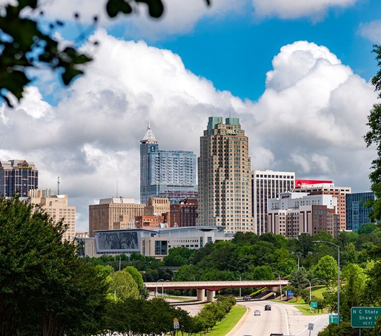 Photo of downtown Raleigh, North Carolina.