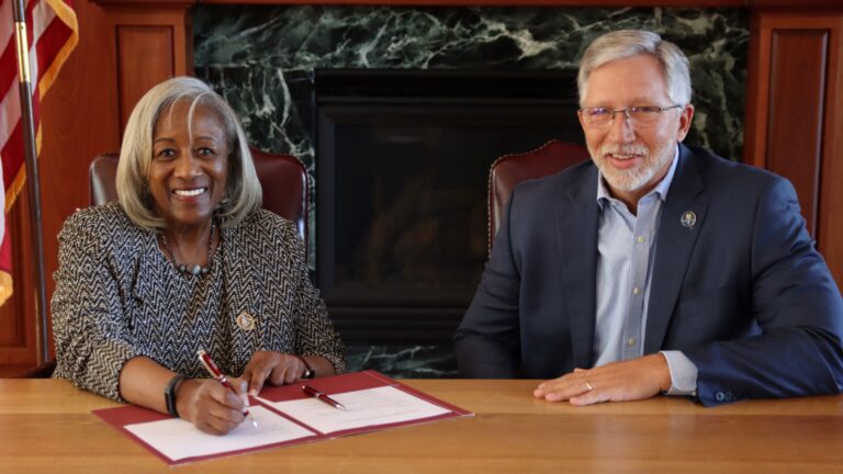 Shaw University Signs Historic Technology Articulation Agreement with Wake Tech