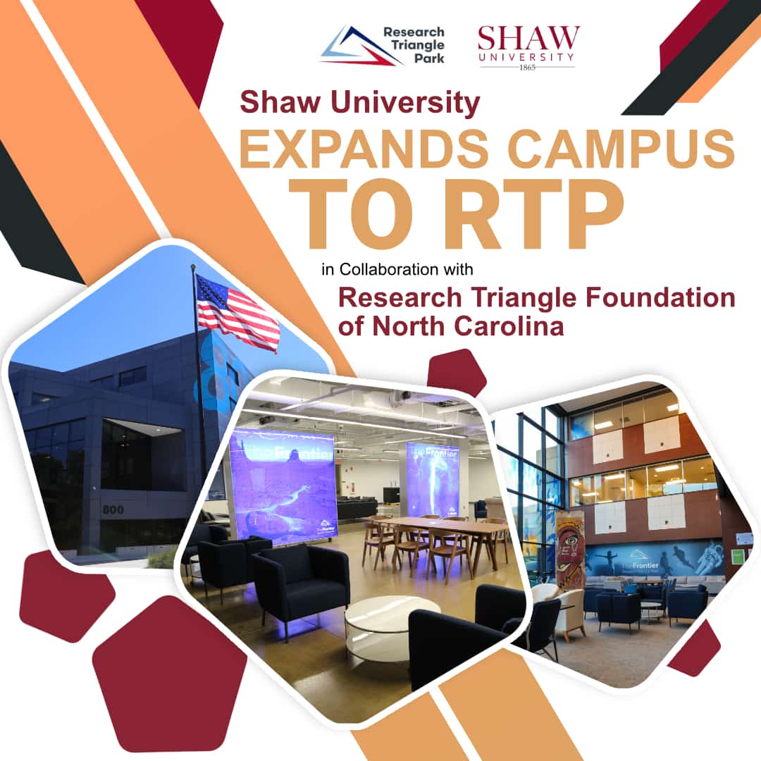 Shaw University Expands Campus and Reach to RTP in Collaboration with Research Triangle Foundation of North Carolina