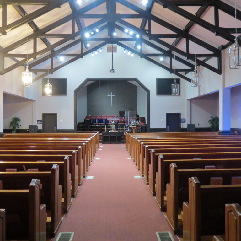 Inside of Thomas J. Boyd Chapel