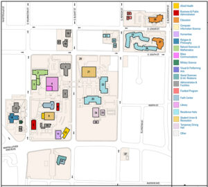 Shaw University Campus Map