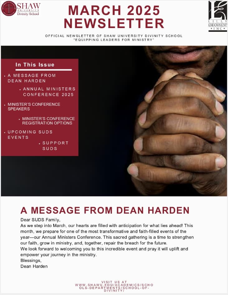 Newsletter - March 2025
