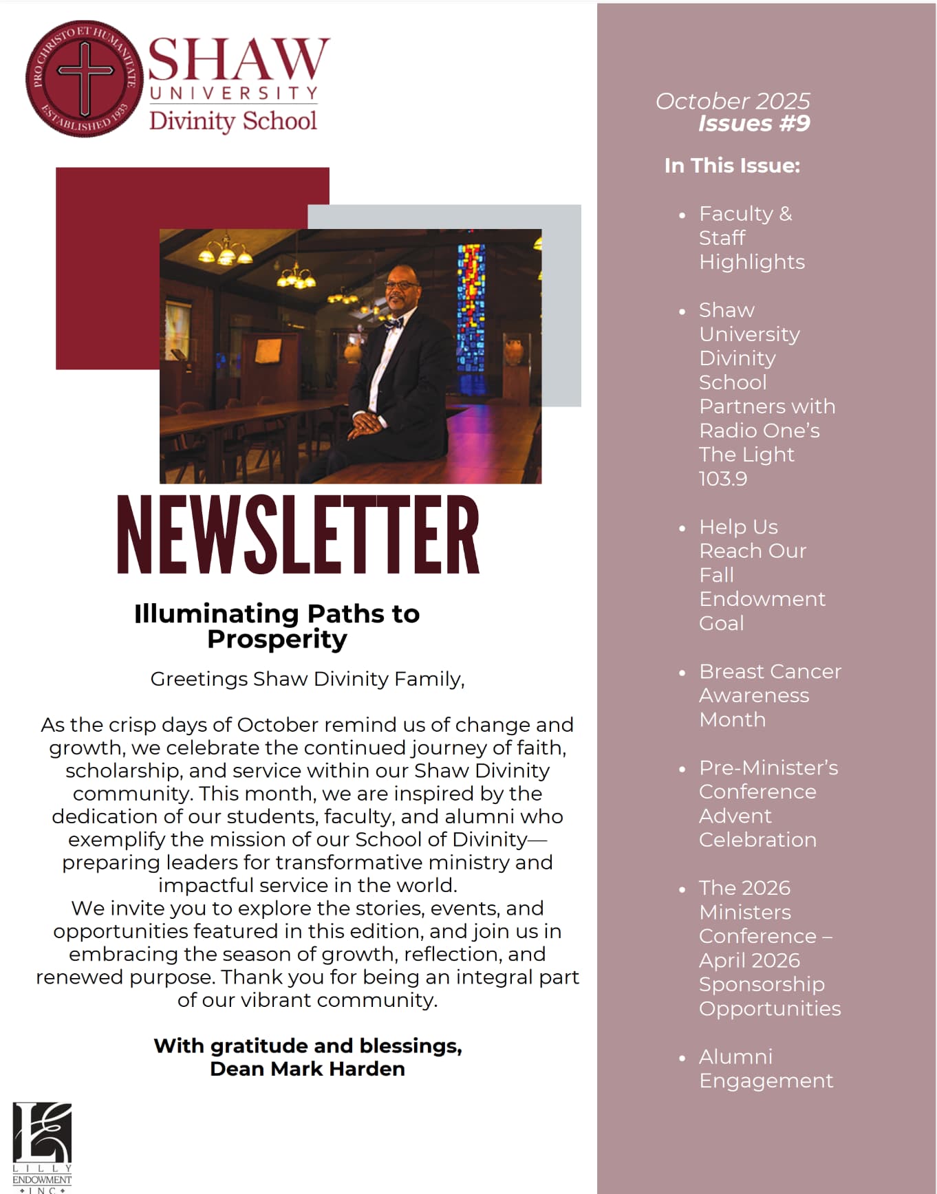 Newsletter - October 2025